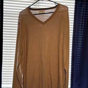 Men’s Old Navy Sweater. Size extra Large. Beautiful Tan color. Never been worn.